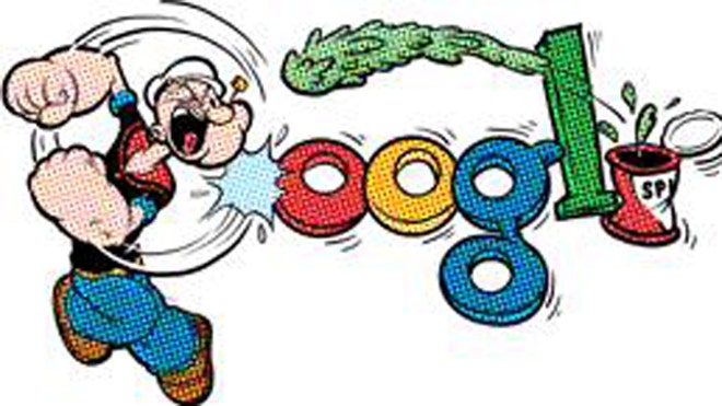 Google Popeye Logo